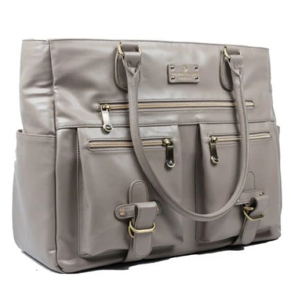 Renee Tote Meal Prep Management 4 - Meal Removable Insulated Core - Stone Beige - Picture 2 of 16
